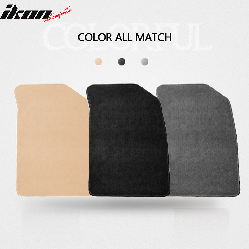 2001-2005 Honda Civic Best Car Floor Mats - 3PC Nylon Set - IKON