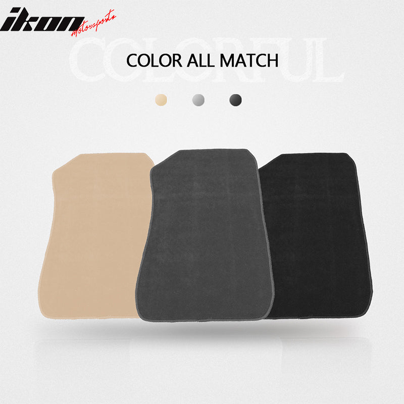 Car Floor Mat for 2006-2011 BMW E90 3 Series Gray Carpet 4PC Nylon