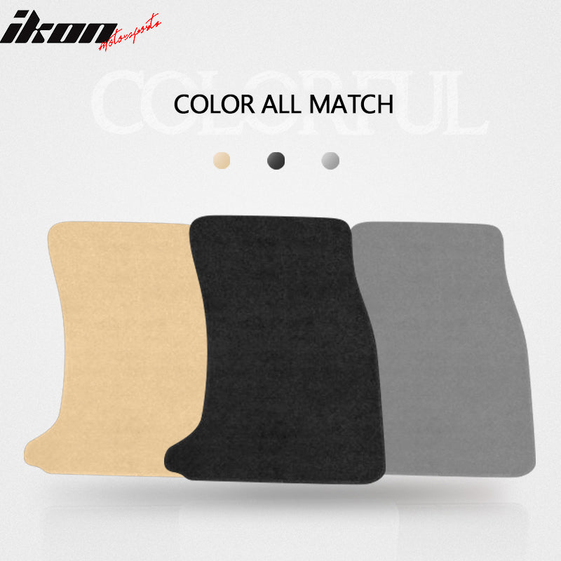 Car Floor Mat for 2004-2009 BMW E60 5 Series Black Carpet 5PC Nylon