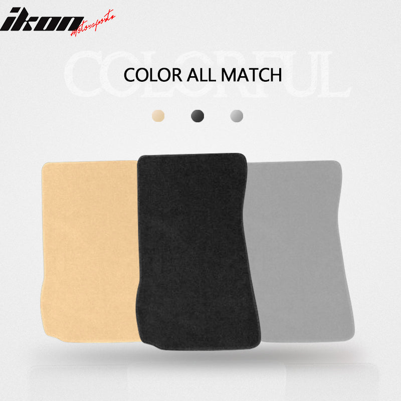 Car Floor Mat for 2003-09 Mercedes-Benz W209 CLK Class Black 4PC Nylon