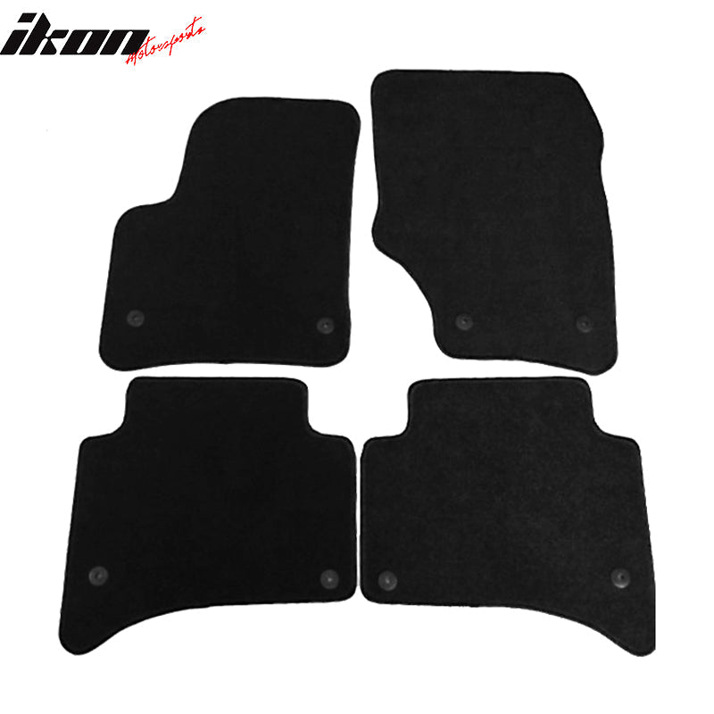 Car Floor Mat for 2003-2010 Porsche Cayenne Black Carpet 4PC Nylon