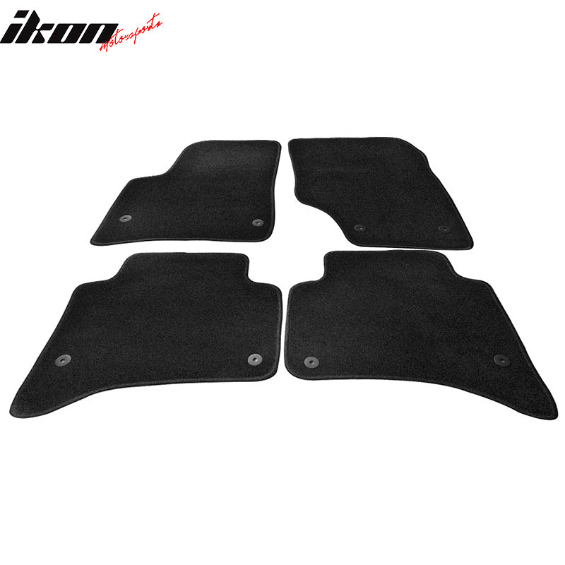 Car Floor Mat for 2003-2010 Porsche Cayenne Black Carpet 4PC Nylon
