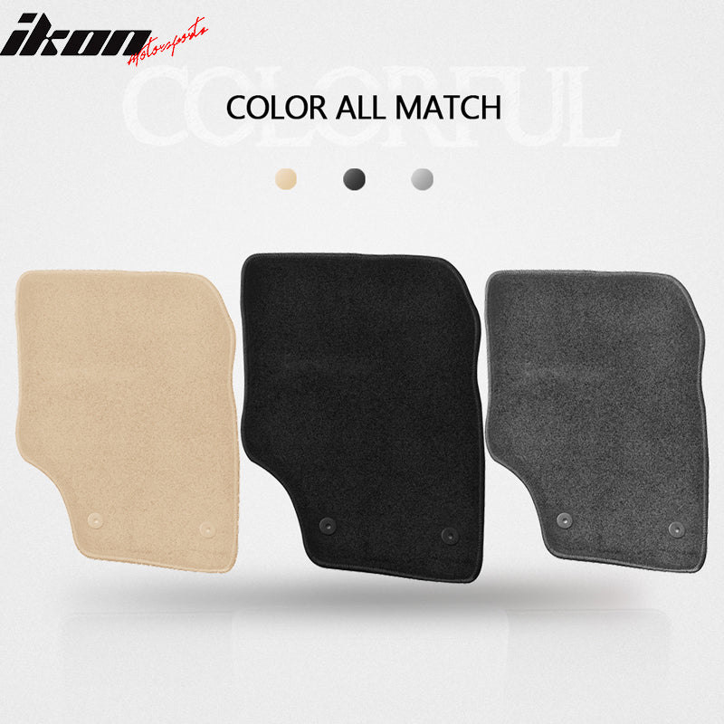 Car Floor Mat for 2003-2010 Porsche Cayenne Black Carpet 4PC Nylon
