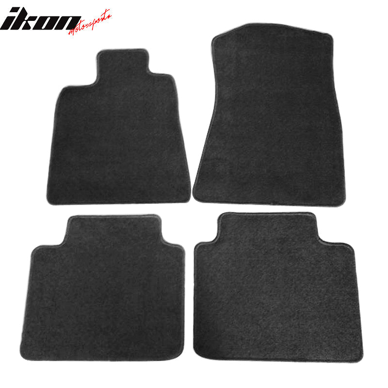 Car Floor Mat for 2006-2011 Lexus GS300 GS350 Black Carpet 4PC Nylon
