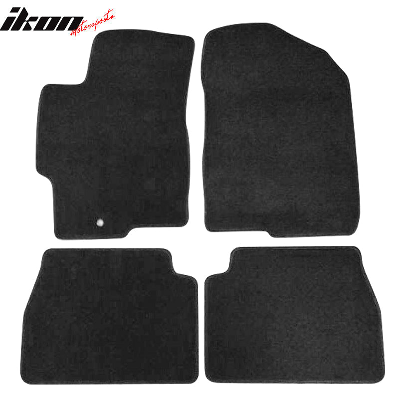 Car Floor Mat for 2003-2008 Mazda 6 Black Carpet 4PC Nylon