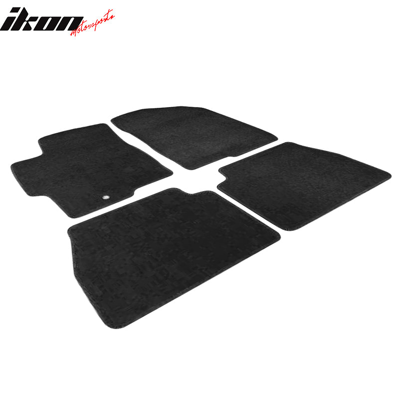 Car Floor Mat for 2003-2008 Mazda 6 Black Carpet 4PC Nylon