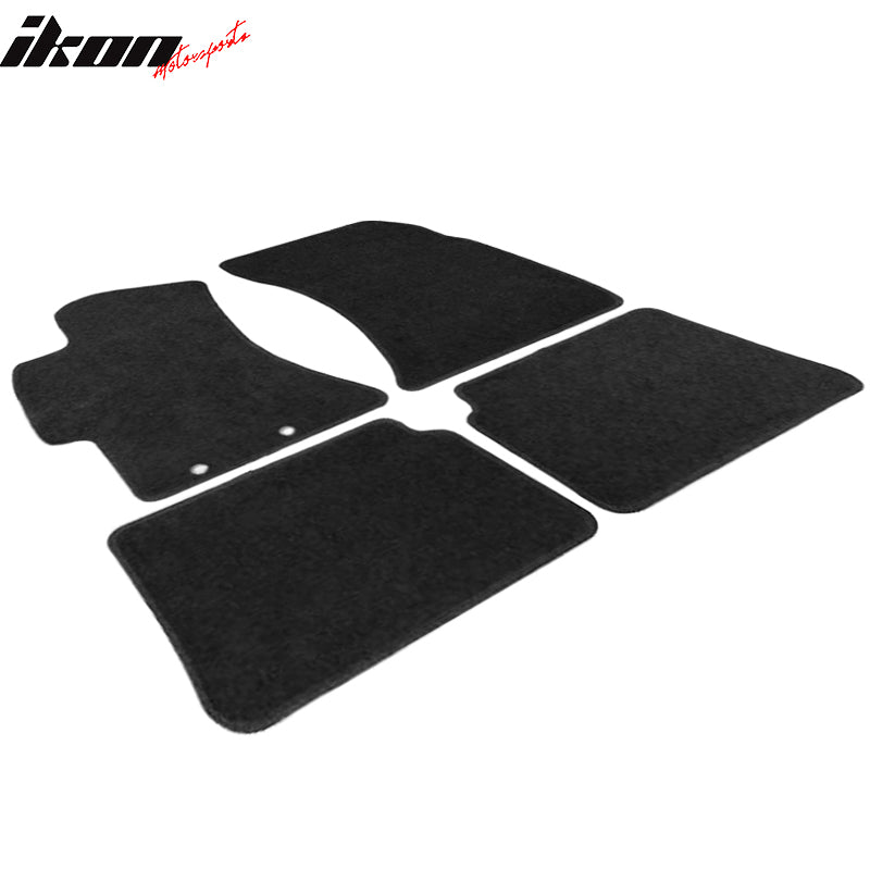 Car Floor Mat for 2008-2011 Subaru Impreza Black Carpet 4PC Nylon