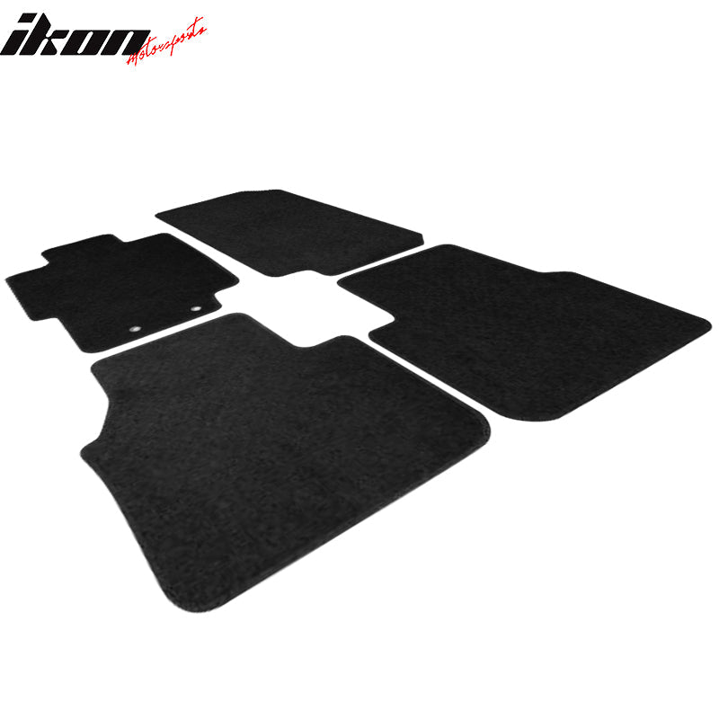 Car Floor Mat for 2004-2008 Acura TL Black Carpet 4PC Nylon