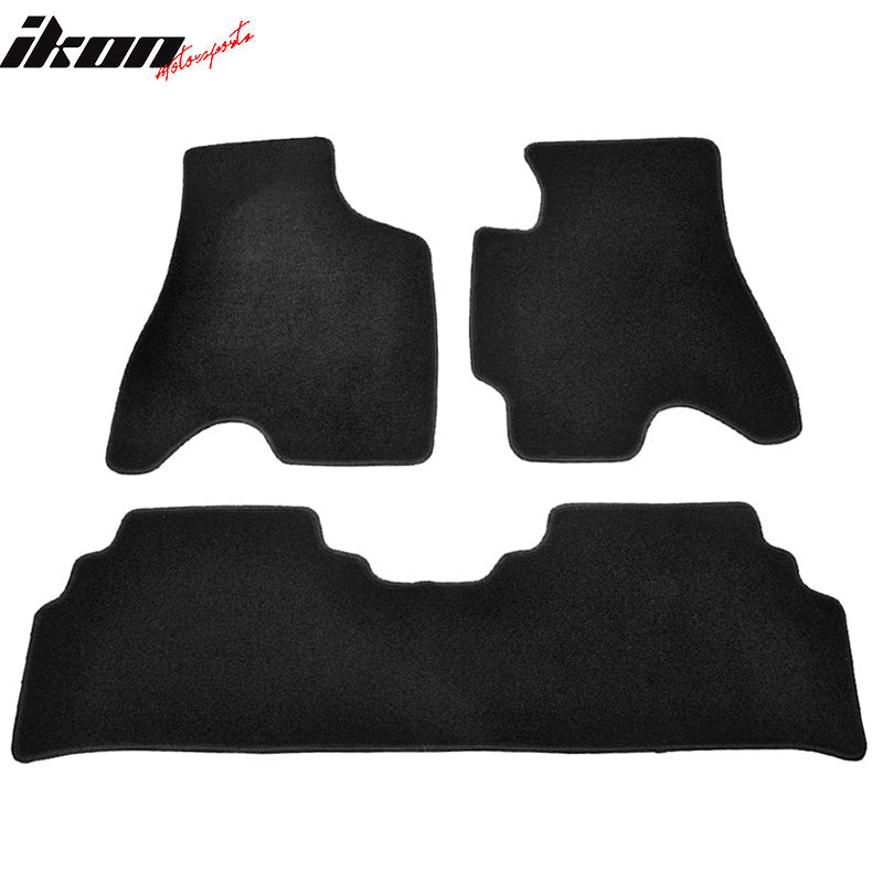 Car Floor Mat for 1999-2003 Lexus RX300 RX330 Black Carpet 3PC Nylon