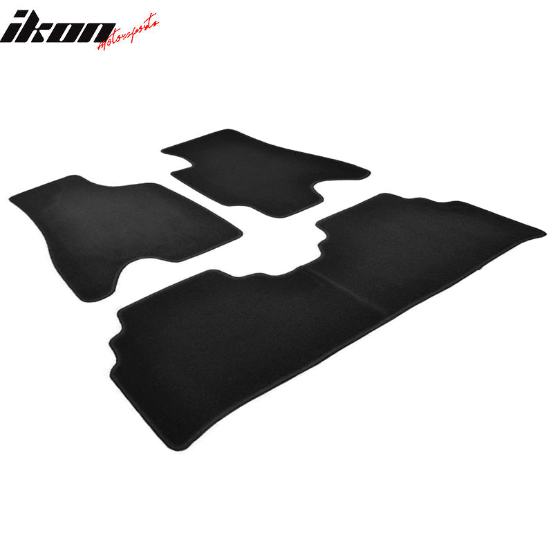 Car Floor Mat for 1999-2003 Lexus RX300 RX330 Black Carpet 3PC Nylon