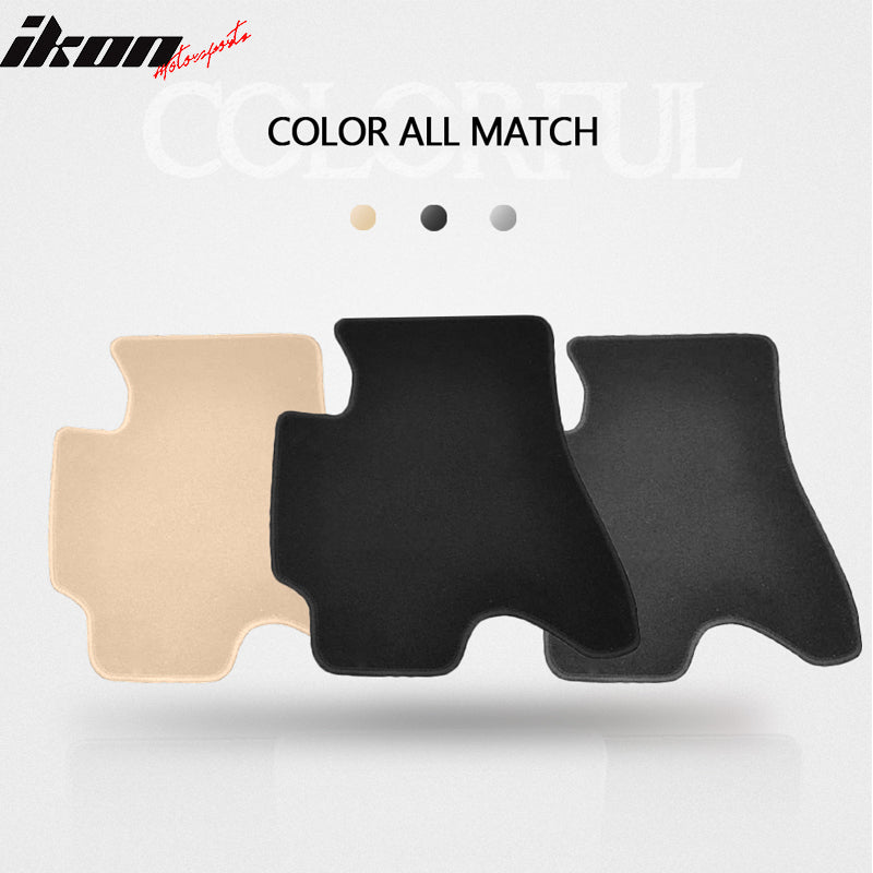 Car Floor Mat for 1999-2003 Lexus RX300 RX330 Black Carpet 3PC Nylon