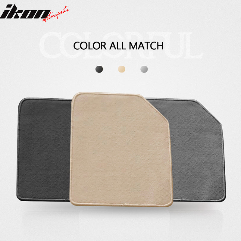 Car Floor Mat for 2007-2013 Ford Edge Beige Carpet 4PC Nylon