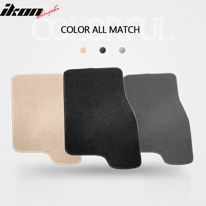 Car Floor Mat for 2003-2010 Ford Expedition Black Carpet 4PC Nylon