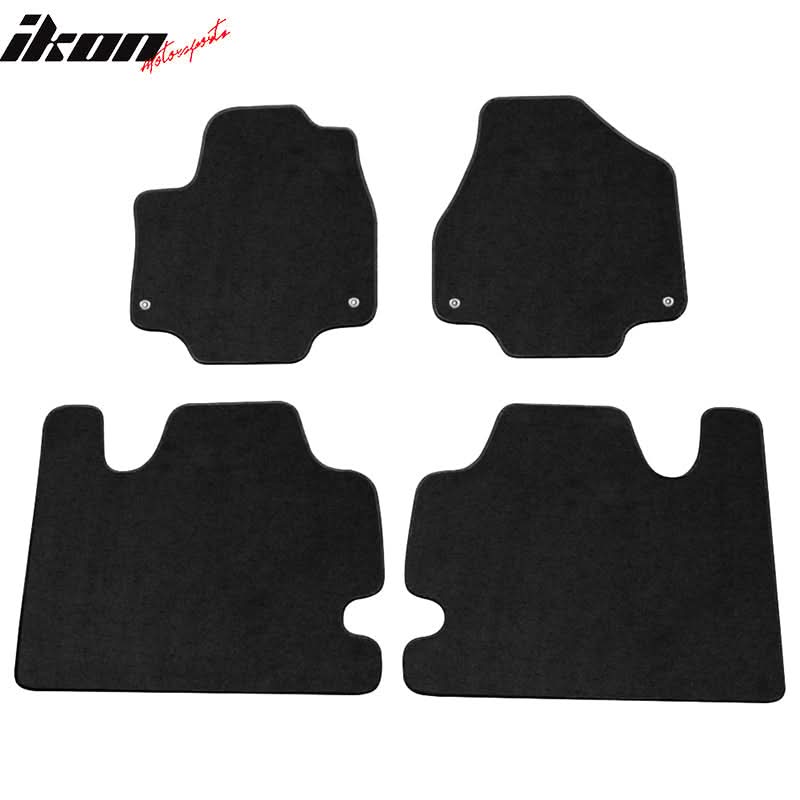 Car Floor Mat for 2017-2021 Chrysler Pacifica Black Carpets Nylon