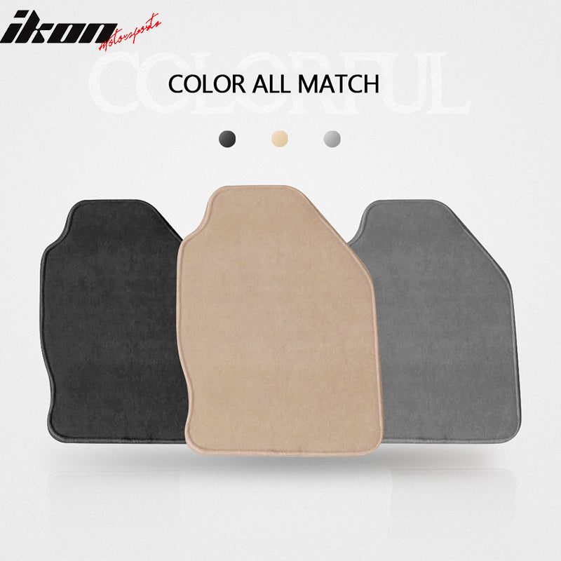 Car Floor Mat for 2000-2007 Ford Focus Beige Carpet 4PC Nylon