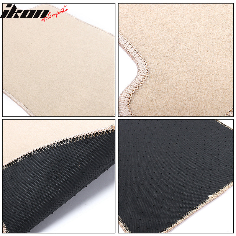 Car Floor Mat for 2000-2007 Ford Focus Beige Carpet 4PC Nylon