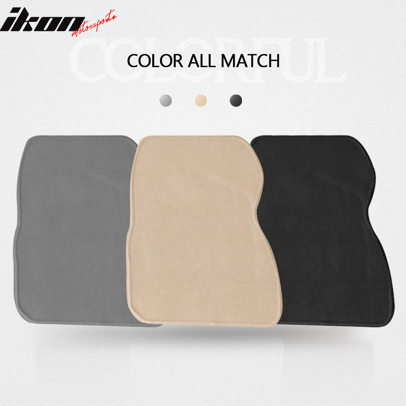 Car Floor Mat for 2011-2015 Ford Focus Beige Carpet 4PC Nylon