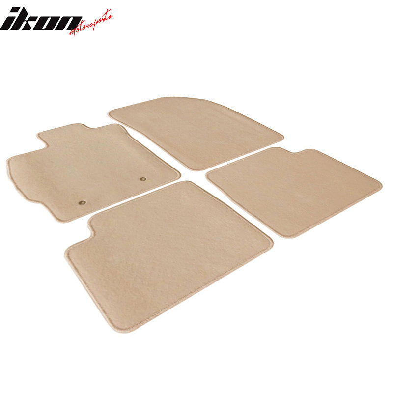 Car Floor Mat for 2008-2015 Scion xB Beige Carpet 4PC Nylon