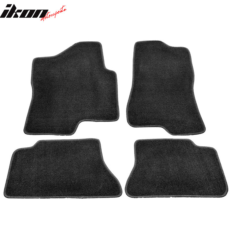Car Floor Mat for 1999-2006 Chevrolet Silverado 1500 Crew Cab Black