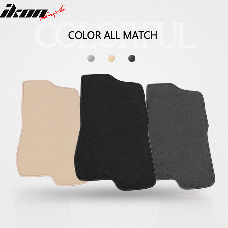 Car Floor Mat for 1999-2006 Chevrolet Silverado 1500 Crew Cab Black