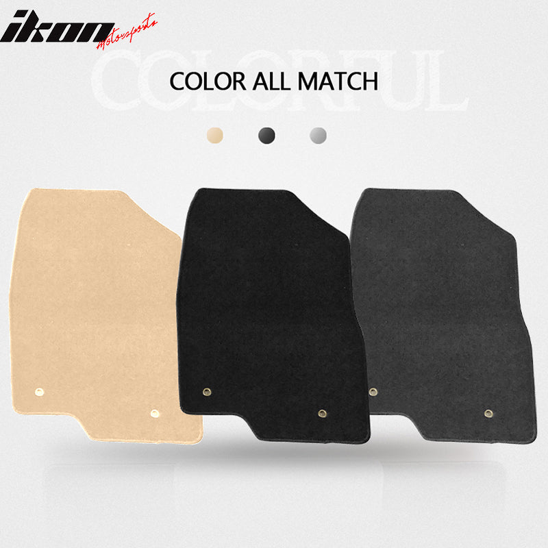 Car Floor Mat for 2014-2018 Mazda 3 Black Carpet 4PC Nylon