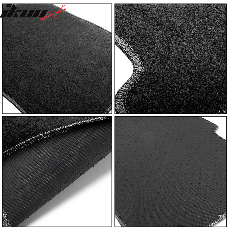 Car Floor Mat for 2014-2018 Mazda 3 Black Carpet 4PC Nylon