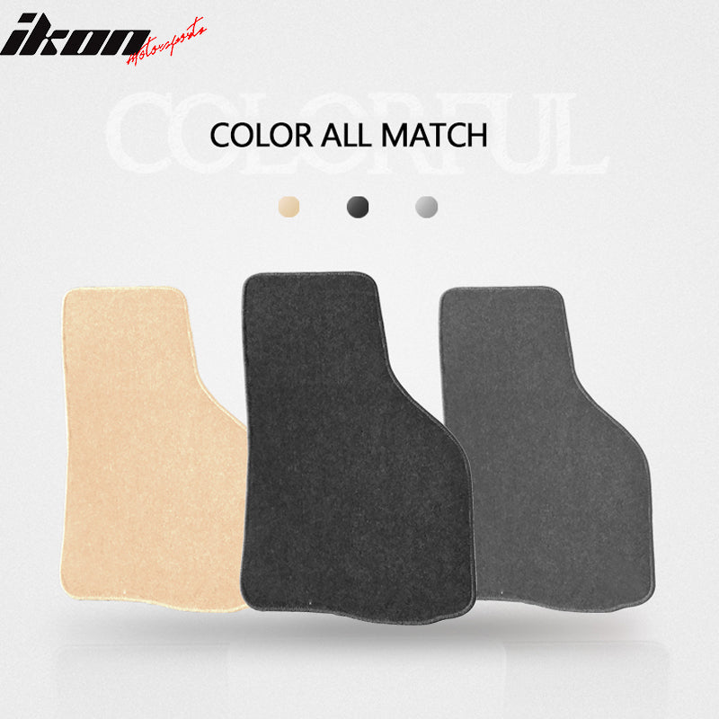 Car Floor Mat for 2010-14 Volkswagen MKIV Golf & GTI Black Carpet 4PC