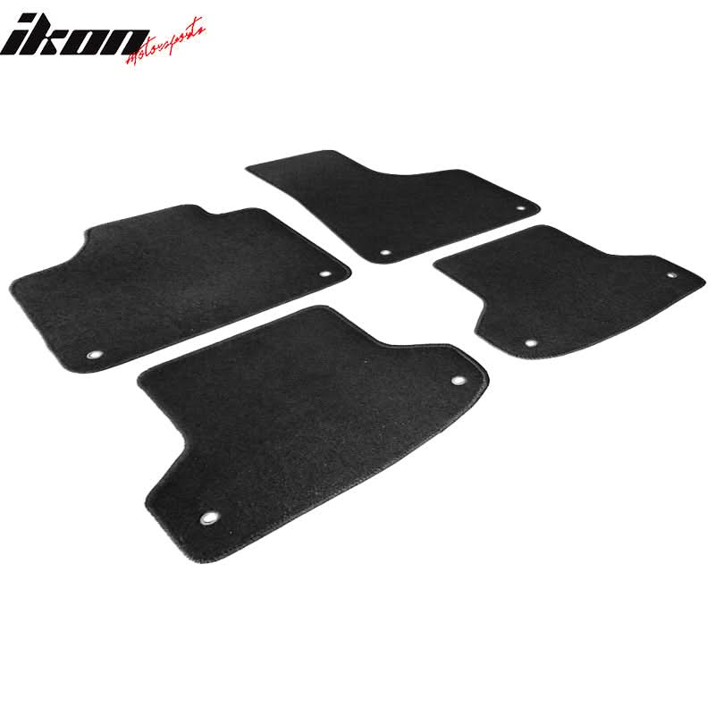 Car Floor Mat for 2006-2013 Audi A3 Black Car Front Rear Nylon 4 PCS
