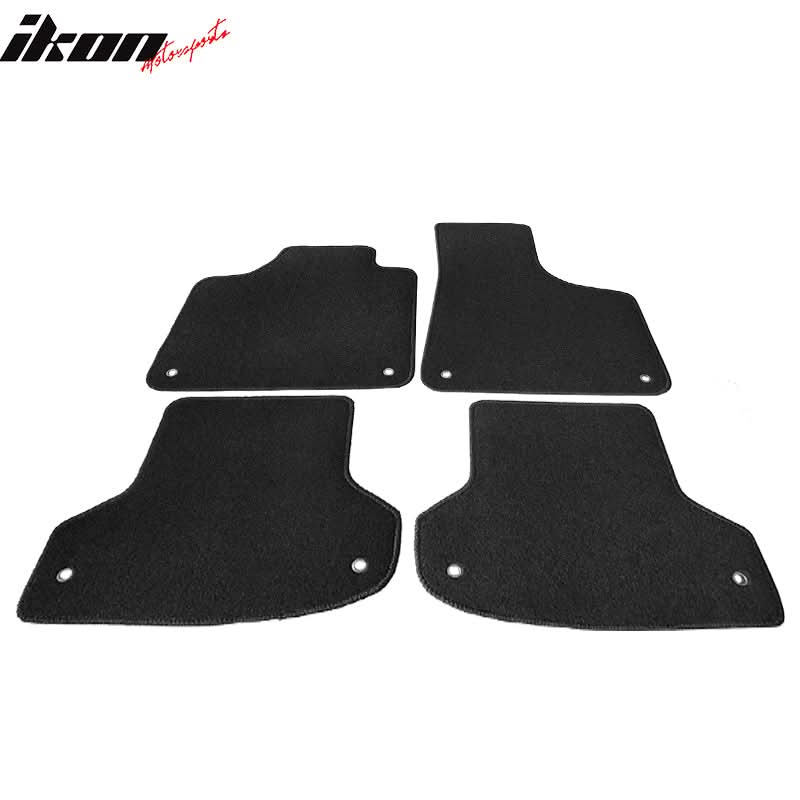 Car Floor Mat for 2006-2013 Audi A3 Black Car Front Rear Nylon 4 PCS