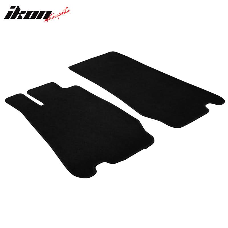 Car Floor Mat for 2003-2012 Mercedes SL Black Anti Slip Nylon 2PCS