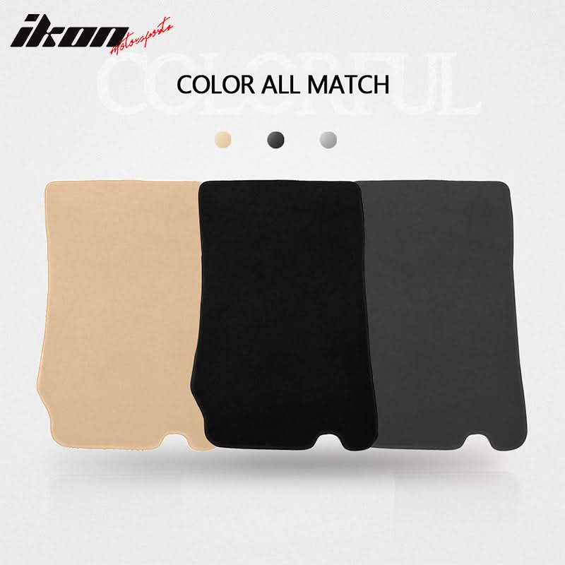 Car Floor Mat for 2003-2012 Mercedes SL Black Anti Slip Nylon 2PCS