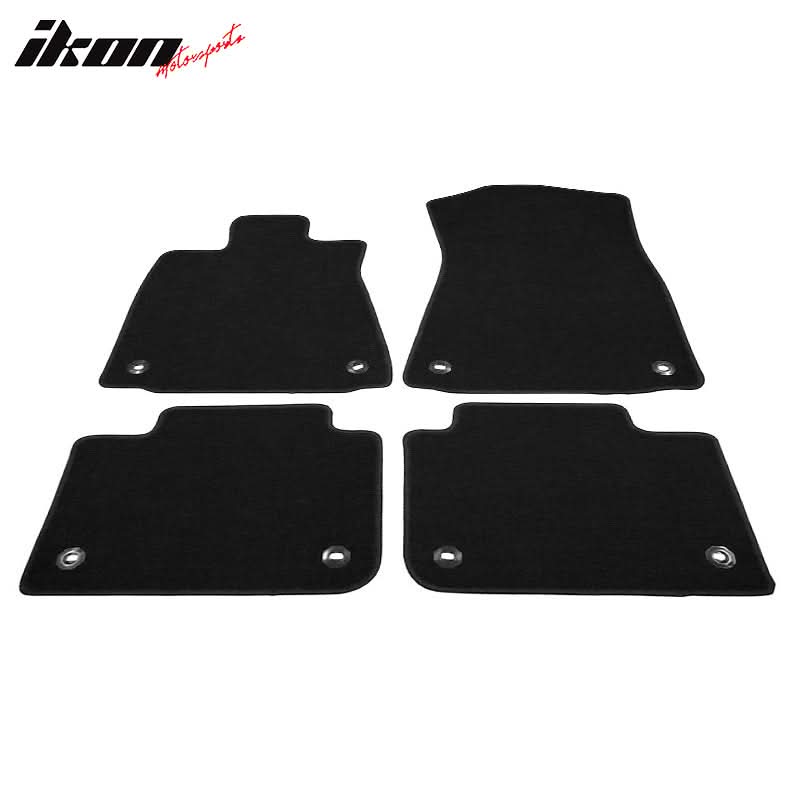 Car Floor Mat for 2013-2020 Lexus GS Black Car Front Rear Nylon 4PC