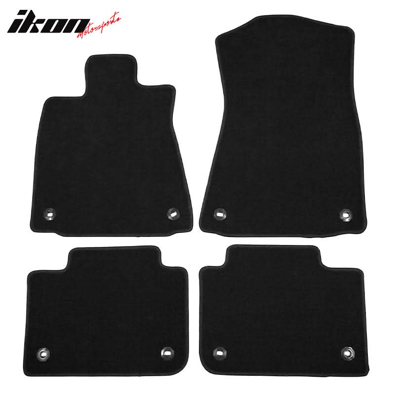 Car Floor Mat for 2013-2020 Lexus GS Black Car Front Rear Nylon 4PC
