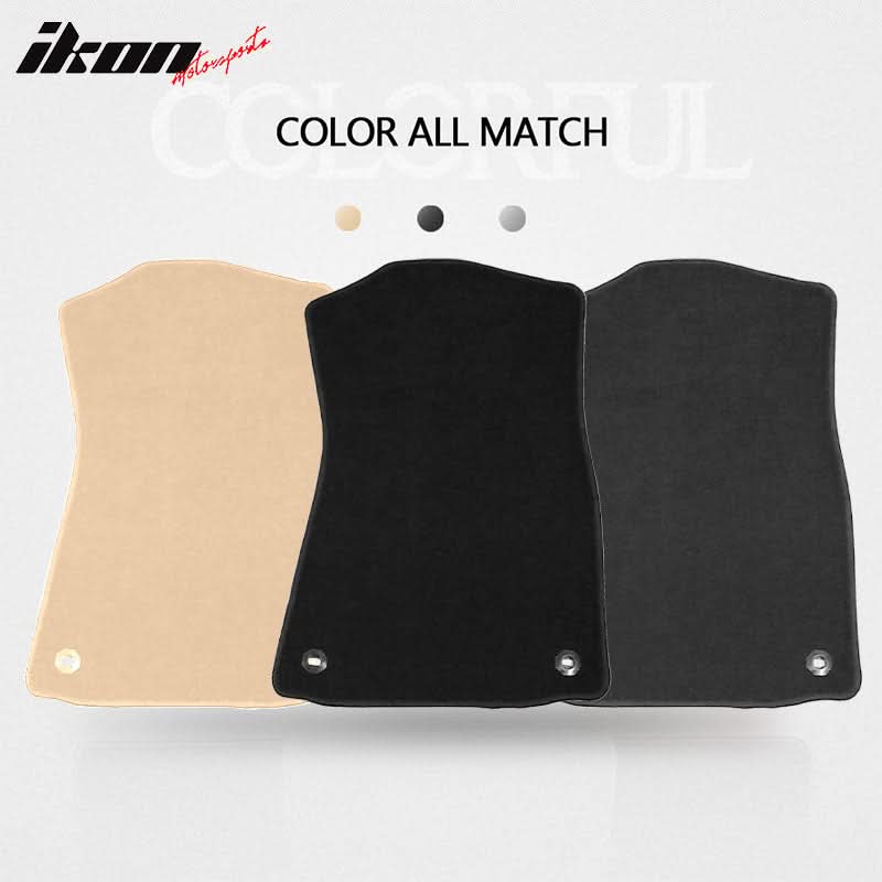 Car Floor Mat for 2013-2020 Lexus GS Black Car Front Rear Nylon 4PC
