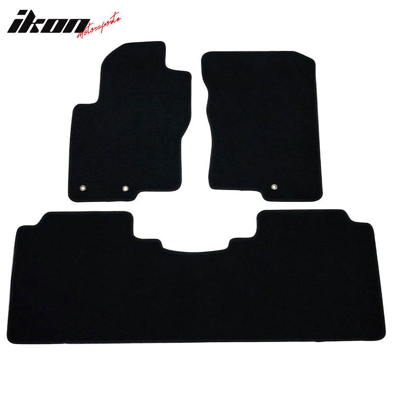 Car Floor Mat for 2011-2021 Nissan Frontier Crew Cab Nylon 3PC