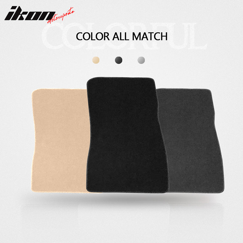 Car Floor Mat for 1998-2005 Mercedes S Class Black Nylon 4PCS