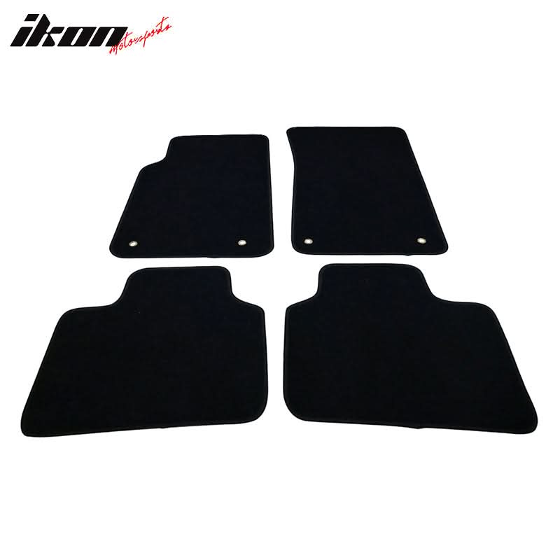 Car Floor Mat for 2008-2009 Pontiac G8 Black Front Rear Nylon 4PC