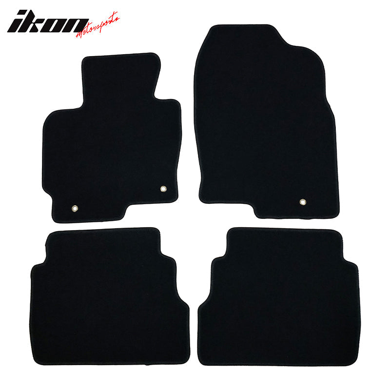 Car Floor Mat for 2013-2016 Mazda CX-5 Black Front Rear  Nylon 4PC