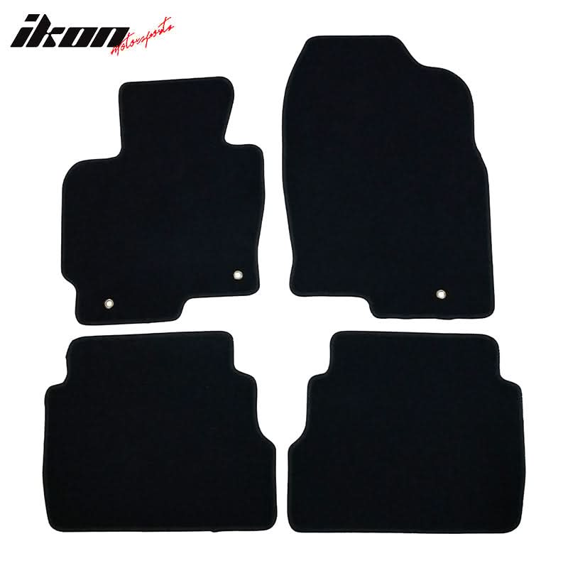 Car Floor Mat for 2013-2016 Mazda CX-5 Black Front Rear Nylon 4PC