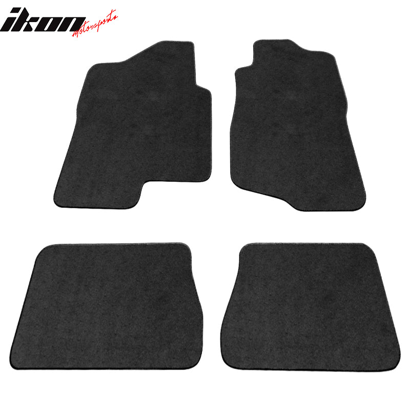 2007-2013 Chevrolet Silverado GMC Sierra Crew Cab Floor Mats 4PC Nylon