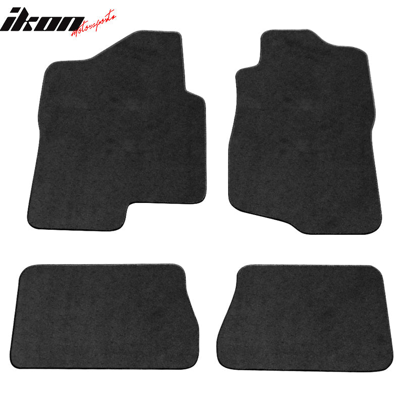 2007-2013 Chevrolet Silverado GMC Sierra Crew Cab Floor Mats 4PC Nylon