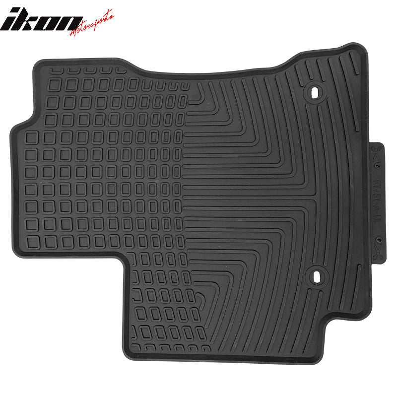 2014-2019 Toyota Corolla Latex Floor Mats Front  Second Row