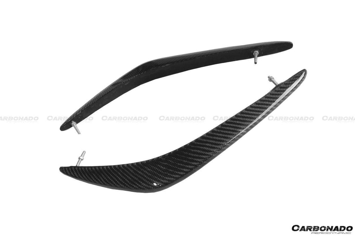 2008-2011 Nissan GTR R35 CBA Carbon Fiber Front Canards
