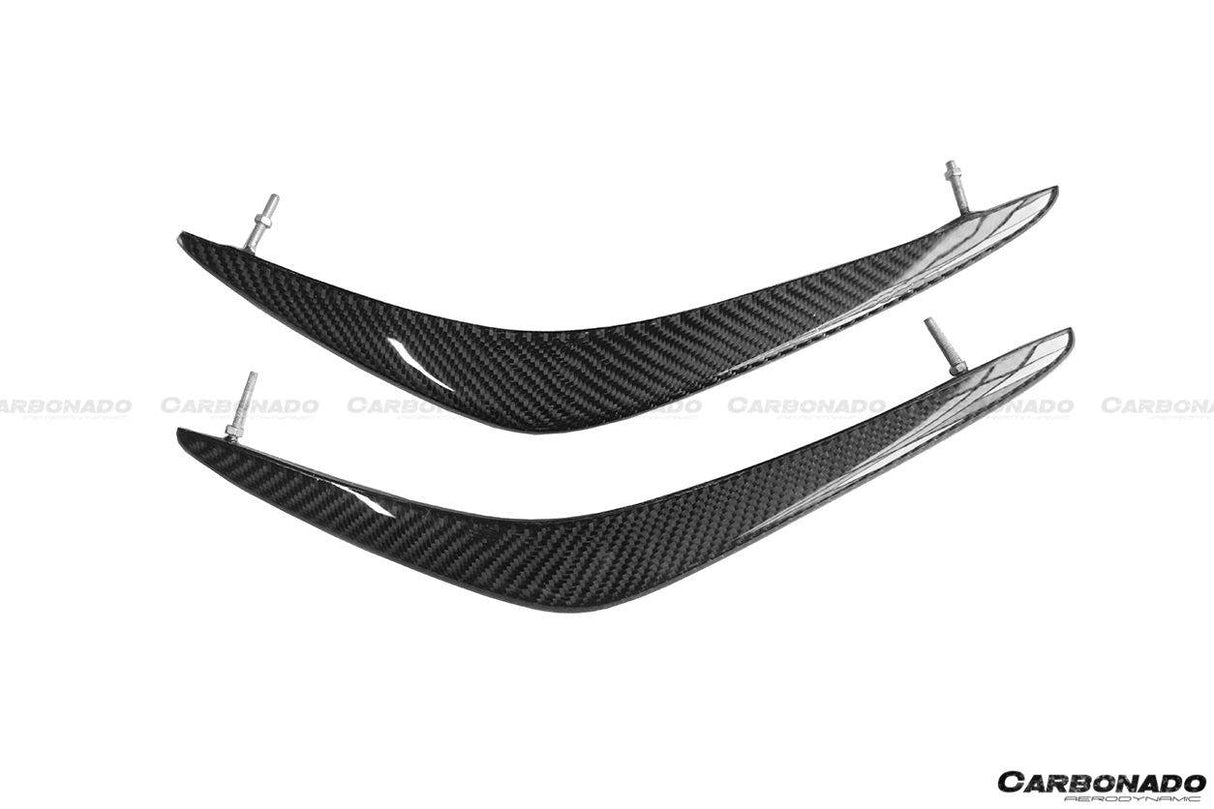 2008-2011 Nissan GTR R35 CBA Carbon Fiber Front Canards