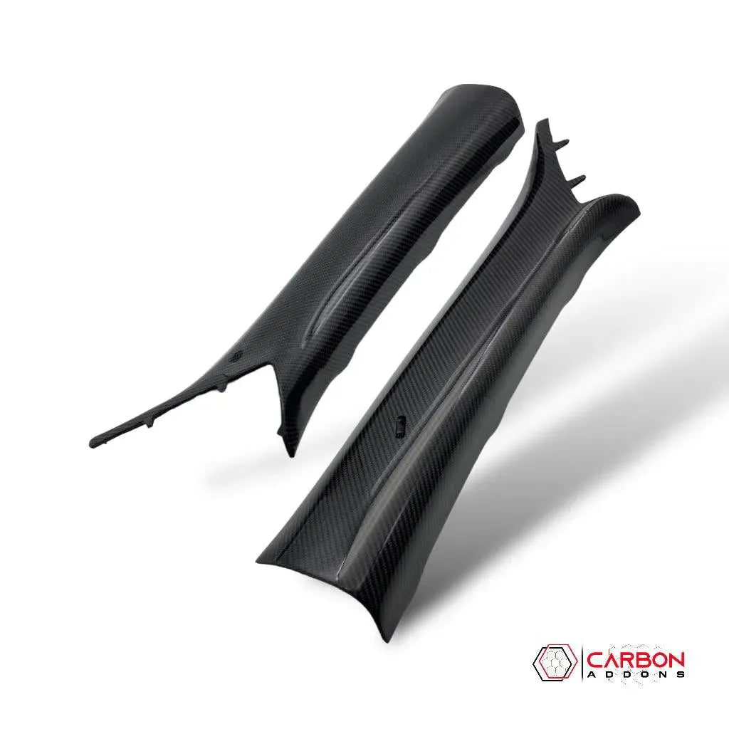 Custom Carbon Fiber Interior A-Pillars trim for 2016-2024 Chevy Camaro