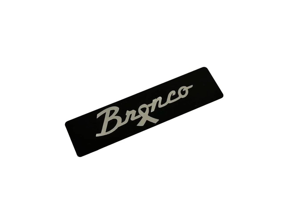 Custom Weathertech Floor Mat Logo (Etched Metal) - Universal