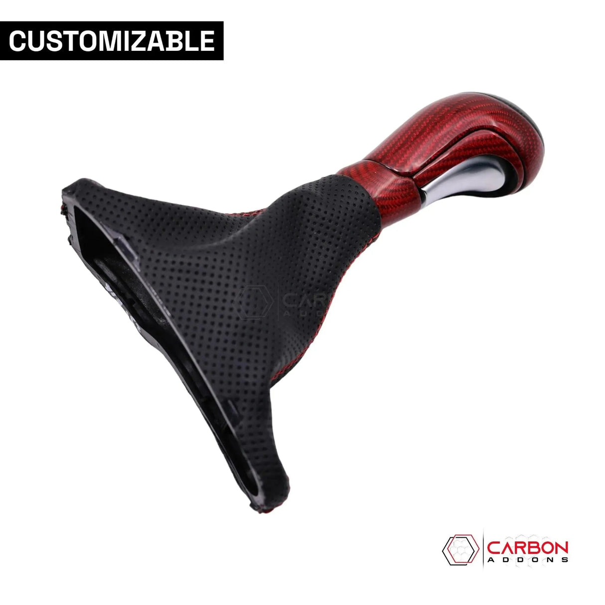 Customizable Carbon Fiber Automatic Shift Knob for 2016-2024 Chevy Camaro