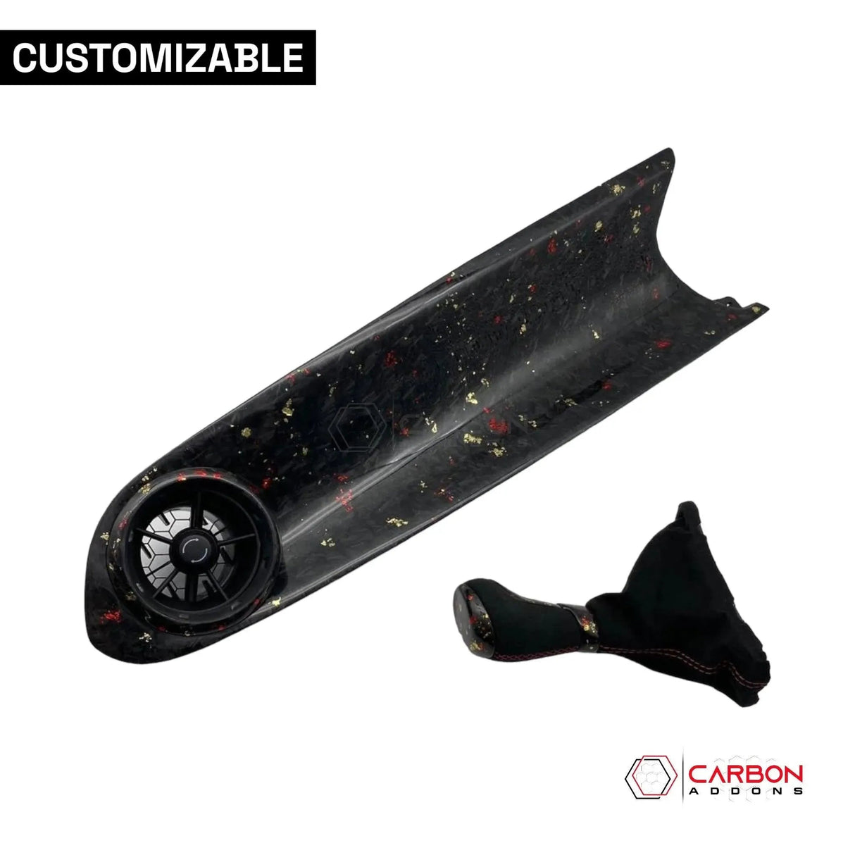 Customizable Carbon Fiber Automatic Shift Knob for 2016-2024 Chevy Camaro