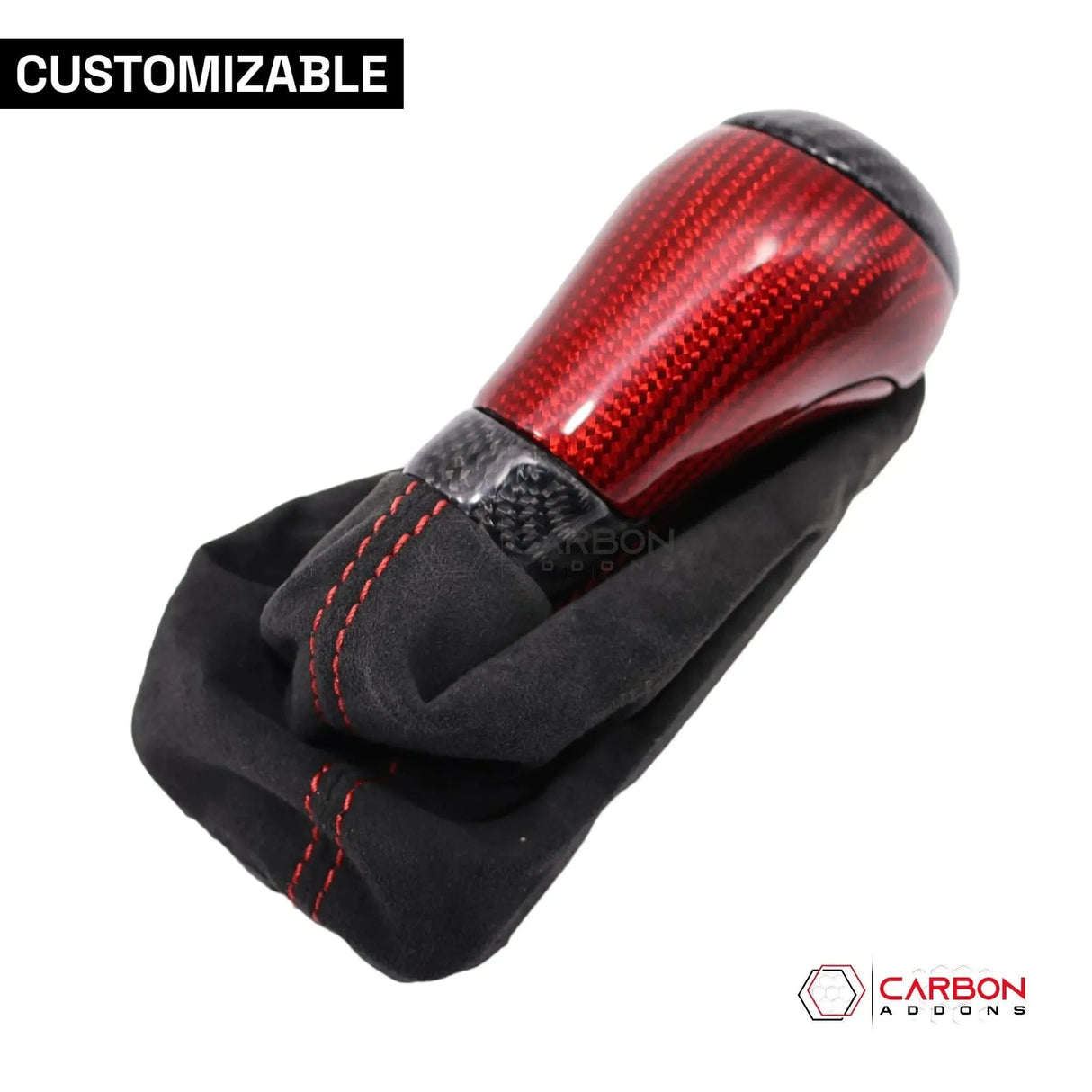 Customizable Carbon Fiber Automatic Shift Knob for 2016-2024 Chevy Camaro