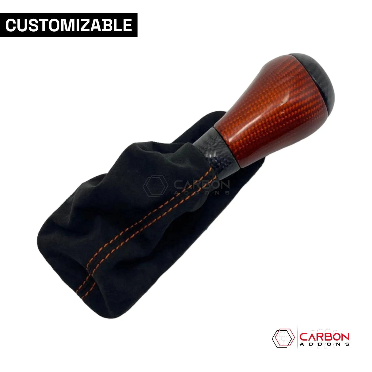 Customizable Carbon Fiber Automatic Shift Knob for 2016-2024 Chevy Camaro